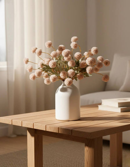 Faux Kiku Flower - Cream (10 stems/50 blooms)
